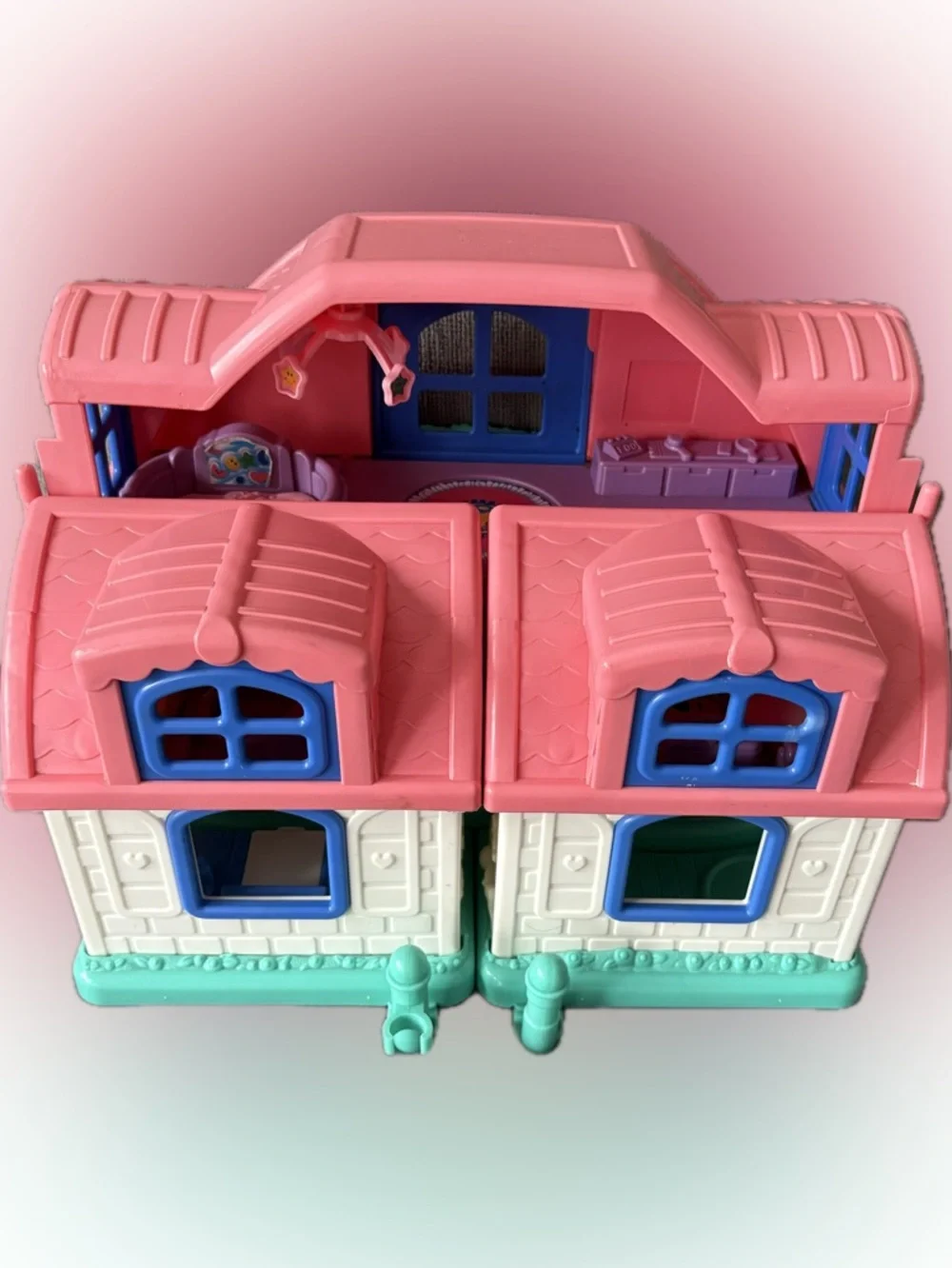 Fisher Price Little People Sweet Sounds Dollhouse Doll House Works - Picture 2 of 6